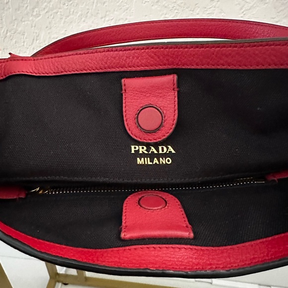 PRADA Tote Bag Red 1BG157 Prada - Picture 3 of 9